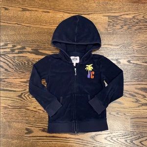Girls size 5 Juicy Couture zip up sweatshirt